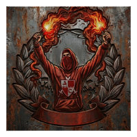 Œuvre d'art de fan de l'Étoile rouge de Belgrade