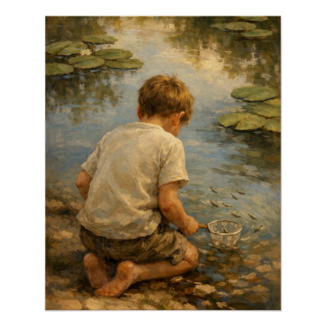 Poster Œuvre d'art murale d'aventure dans la nature pour  (Devant)
