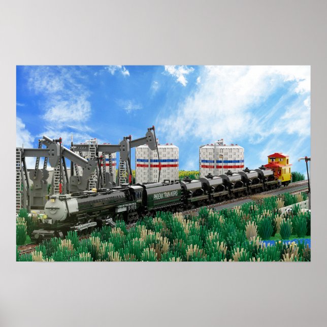 Poster of a Big Boy Locomotive Model (Devant)