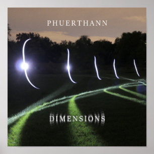 Poster officiel de l'album Phuerthann "Dimensions"
