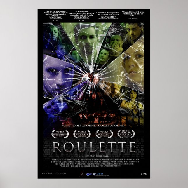 Poster officiel de roulette (Devant)