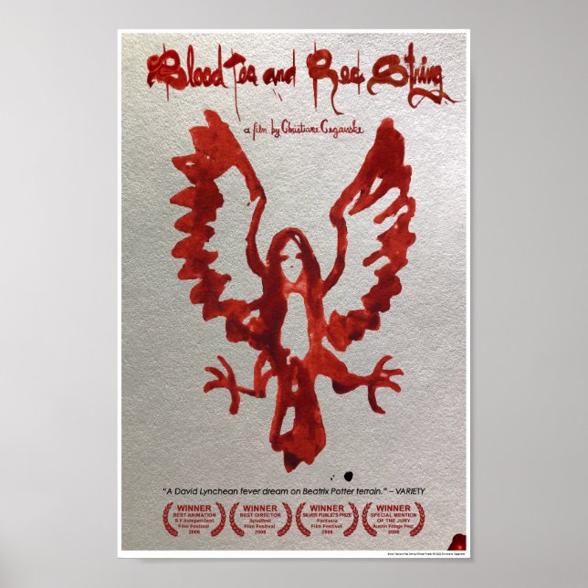 Poster officiel du petit thé de sang et de la cord (Devant)