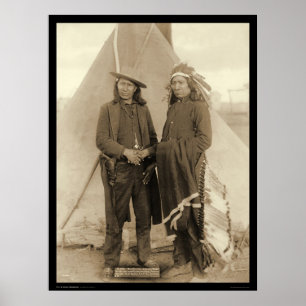 Poster Oglala Chiefs Red Cloud & American Horse SD 1891