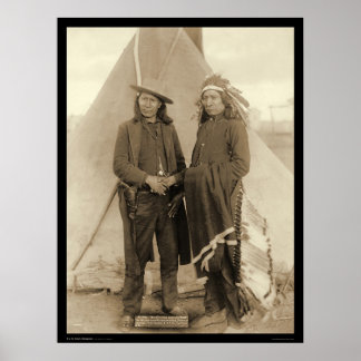 Poster Oglala Chiefs Red Cloud & American Horse SD 1891