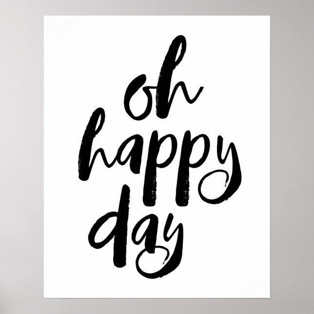 Poster Oh Happy Day (Devant)