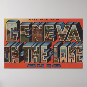 Poster Ohio - Genève-sur-le-lac - Scènes à grandes lettre