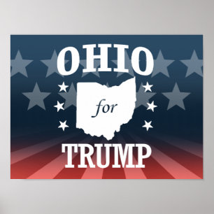 POSTER OHIO POUR TRUMP