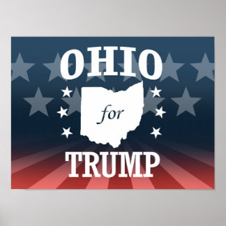 POSTER OHIO POUR TRUMP