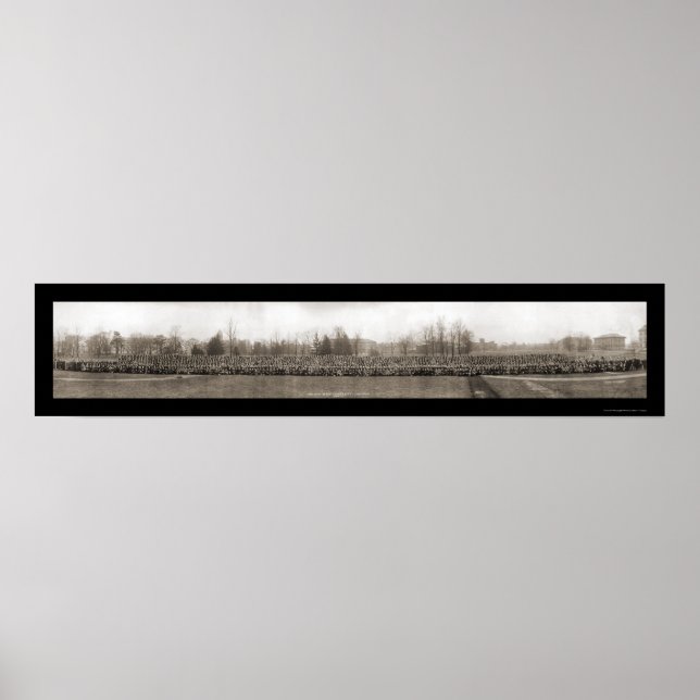 Poster Ohio State Columbus OH Photo 1912 (Devant)