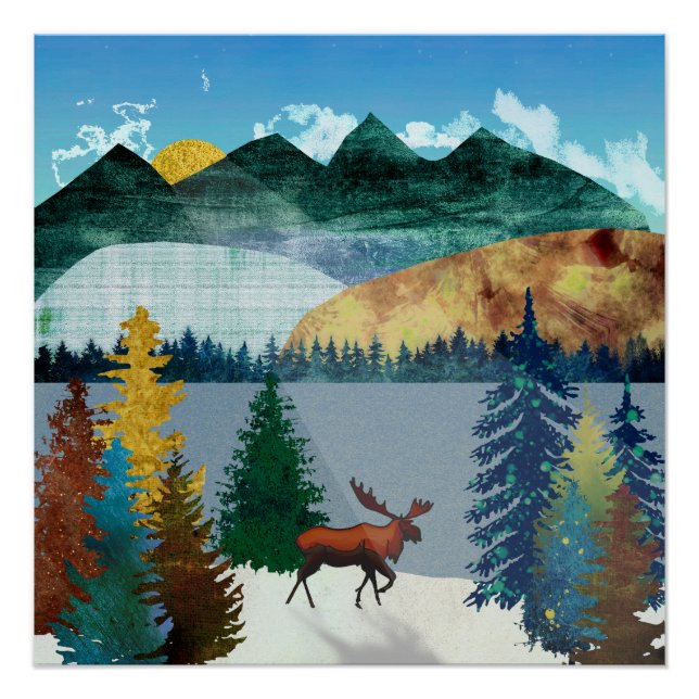 Poster Oie du soleil (Devant)