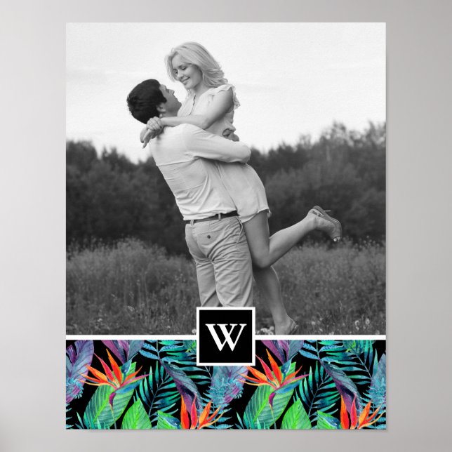 Poster Oiseau Du Paradis | Ajouter votre photo et votre p (Devant)