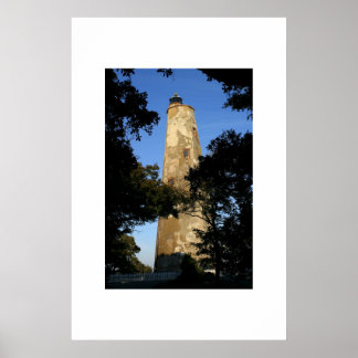 Poster Old Baldy à travers les arbres