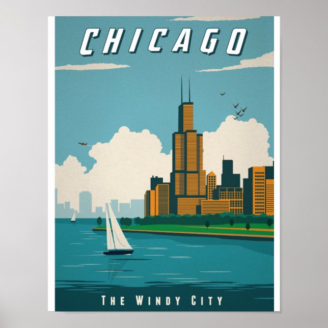 Poster Old Chicago (Devant)