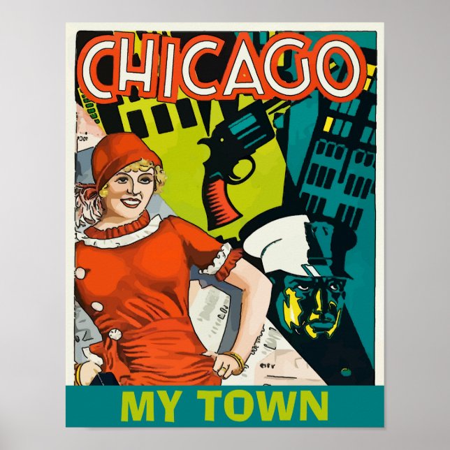 Poster Old Chicago (Devant)