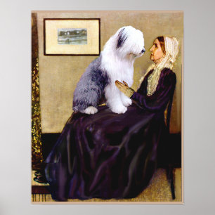 Poster Old English 1 - La mère de Whistler