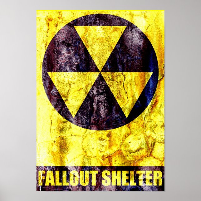 Poster Old Fallout Shelter (Devant)