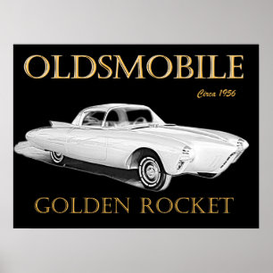 Poster Oldsmobile Golden Rocket