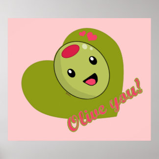Poster Olive you Print