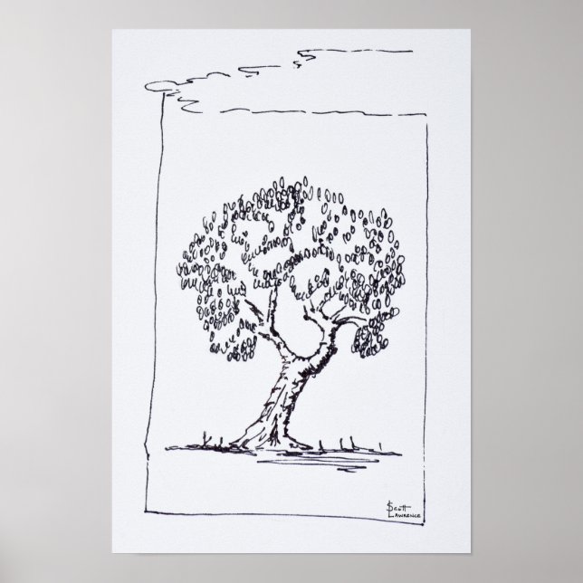 Poster Olivier | Sud de la France (Devant)