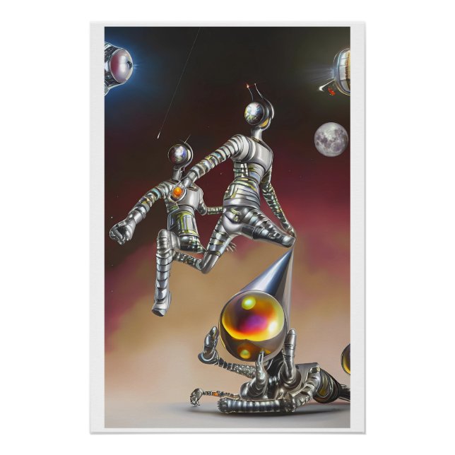 Poster Olympiens de l'espace extra-atmosphérique (Devant)