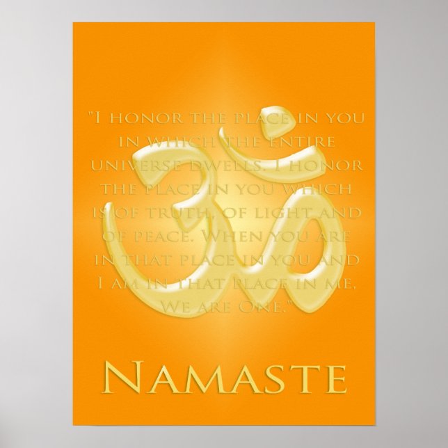 Poster Om en Oranges & Or - Namaste (Devant)