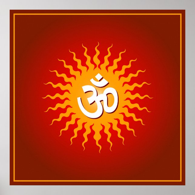 Poster Om Sign (Devant)