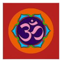 om symbole sacré bouddhisme religion zen fleur de 