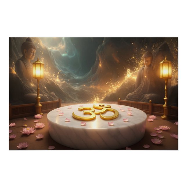 POSTER OM - ZEN BUDDHISM (Devant)