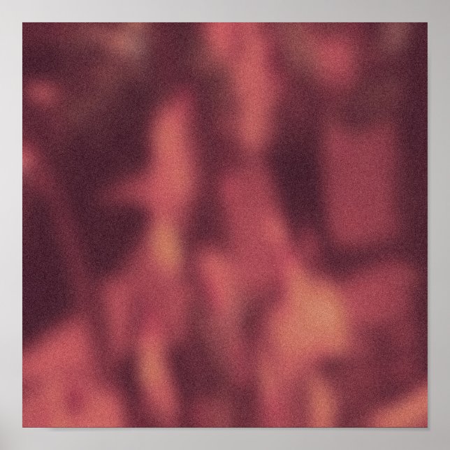 Poster Ombre rouge NYC sur le trottoir Heure de pointe Fo (Devant)