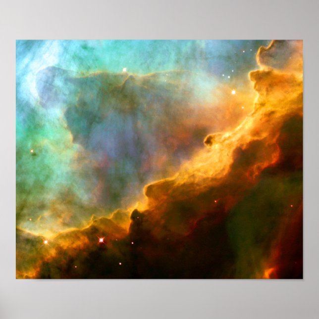 Poster Omega / Nebula du cygne (télescope Hubble) (Devant)