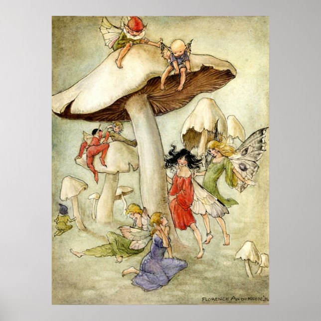 Poster 'On Mushroom Hill' - Imprimer (Devant)