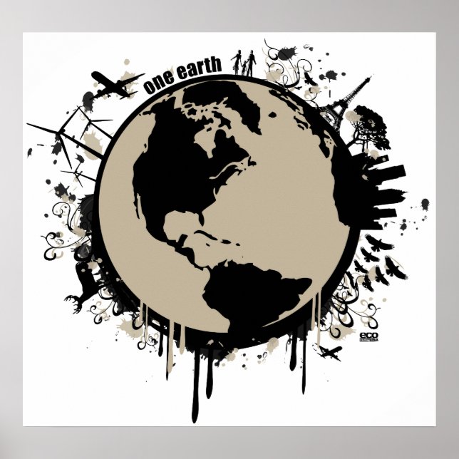 Poster One Earth (Devant)