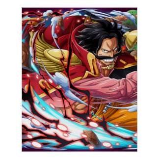 Poster One piece Gol D Roger