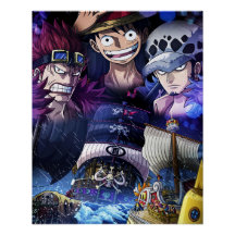 One piece, Law, Luffy et Captain Kid