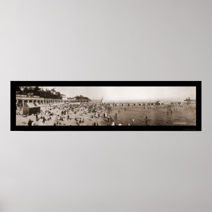 Poster Ontario Canada Bathing Photo 1911