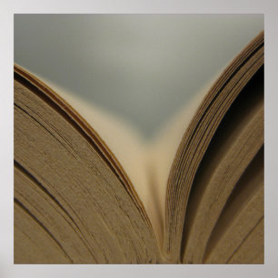 Poster Open Book Pages