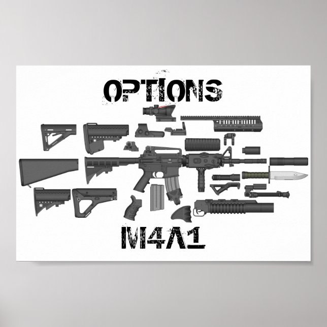 Poster Options M4A1 (Devant)