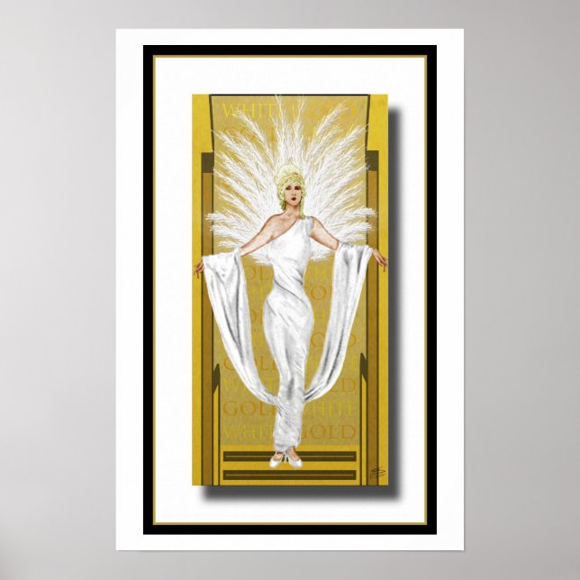 Poster Or blanc (Devant)