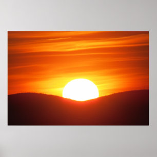 Poster Orange Sunset