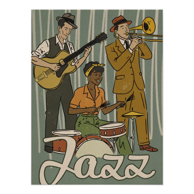 Poster Orchestre de Jazz (Devant)