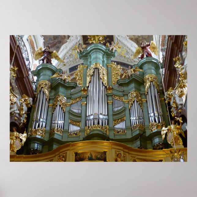 Poster Orgue de tuyère Pologne (Devant)