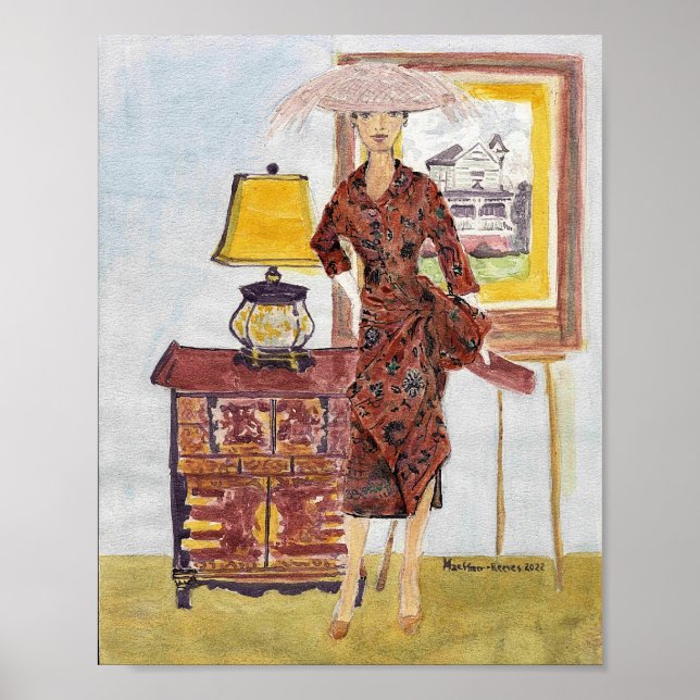 Poster Oriental Matisse #1 (Devant)