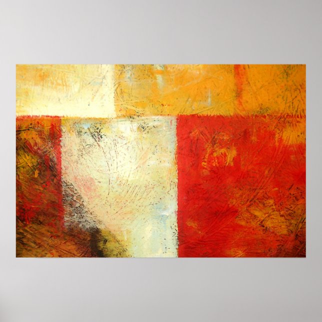 Poster Original Abstract Art Print - Modern Wall Artworks (Devant)
