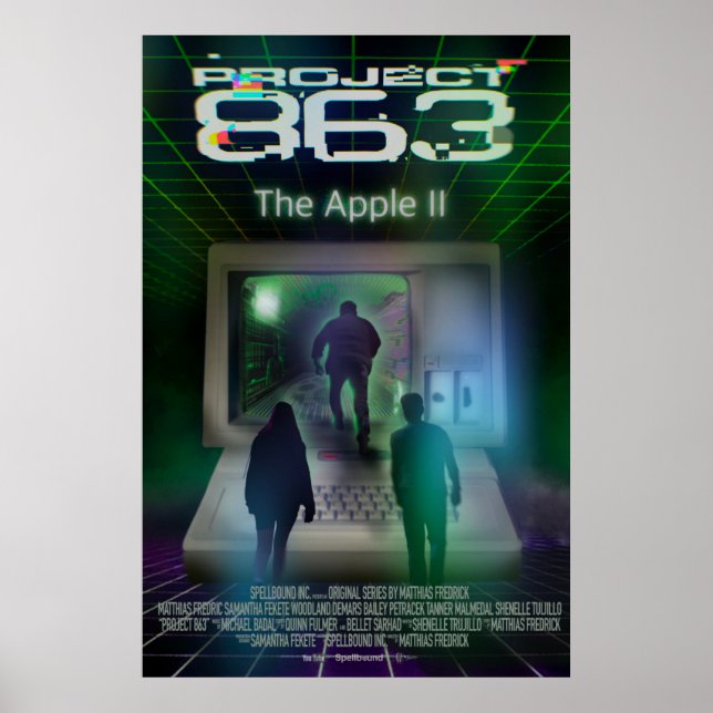 Poster original de l'Apple II // Project 863 (Devant)