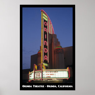 Poster Orinda Theater 11x17