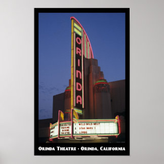 Poster Orinda Theater 11x17