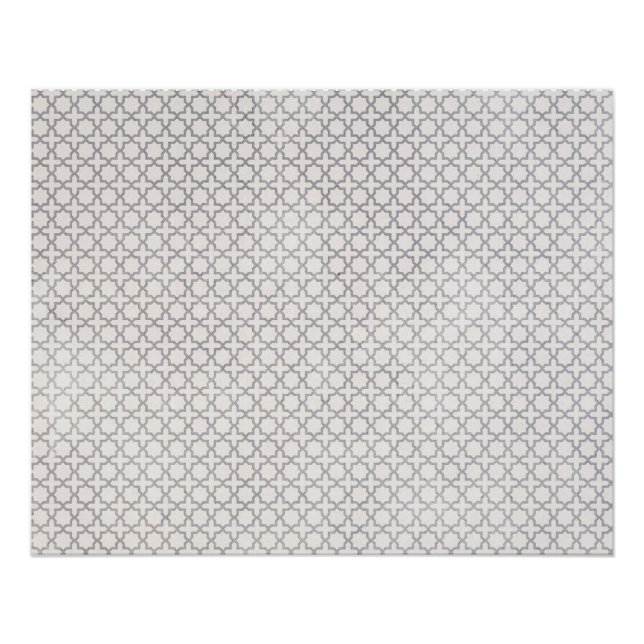 Poster Ornement arabesque élégant (Devant)