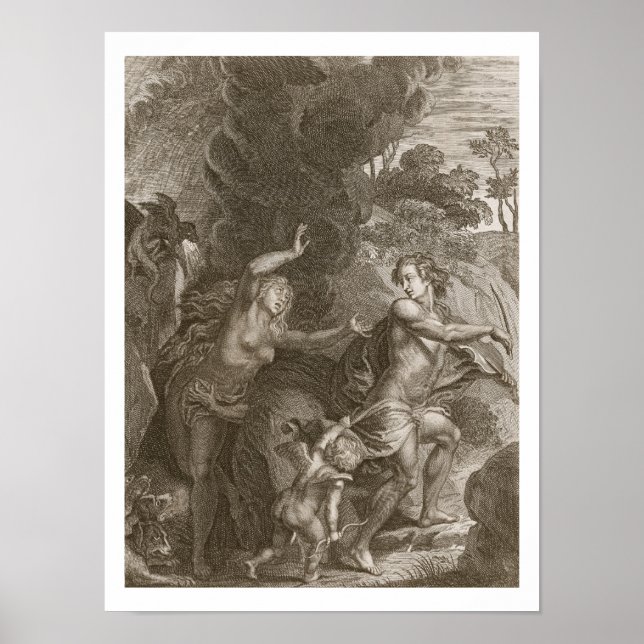 Poster Orpheus, Leading Eurydice Out of Hell, Looks Back (Devant)