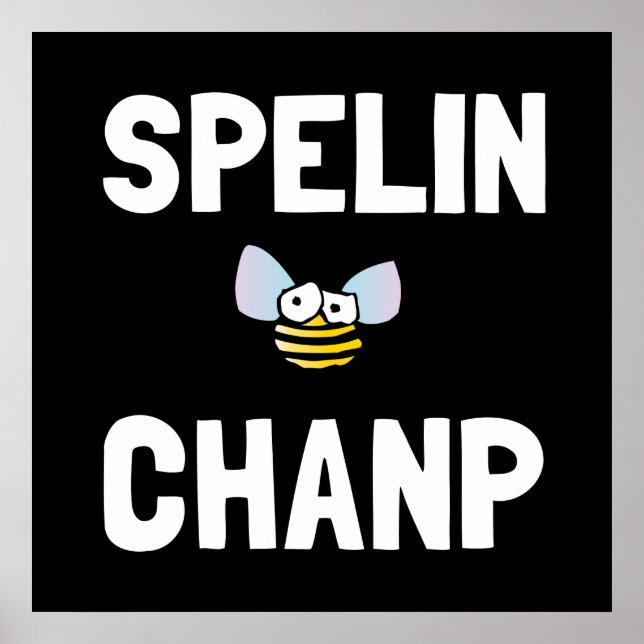 Poster Orthographe Bee Champ (Devant)