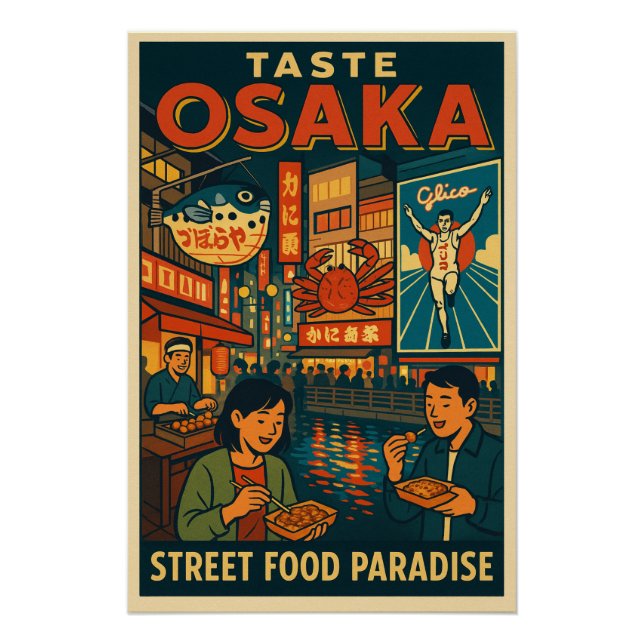 Poster Osaka - Street Food Paradise (Devant)
